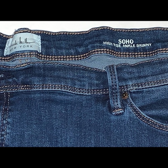 Nicole Miller Soho Ankle Length (petite) Skinny Jeans Size 24 - Picture 3 of 8